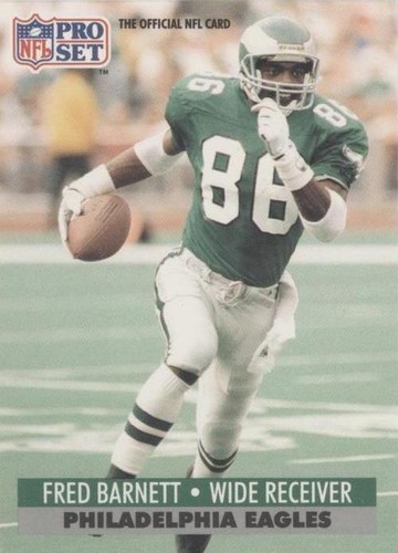 1991 Pro Set Fred Barnett #254