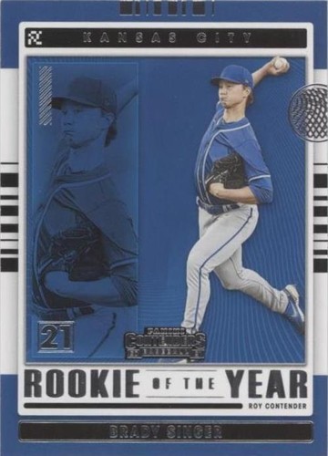 2021 Panini Contenders - Brady Singer #ROY-BS