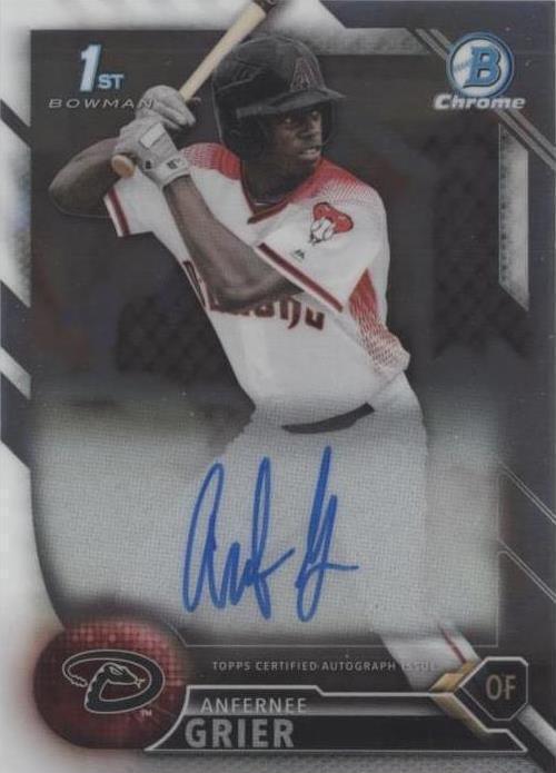 2016 Bowman Draft - Anfernee Grier #CDA-AG