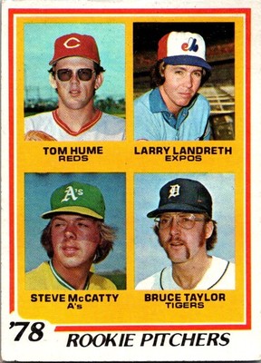 1978 Topps #701 RCs Hume / Landreth / SMcCatty / Taylor *VG*