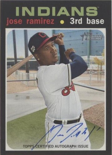 2020 Topps Heritage High Number - Jose Ramirez #ROA-JR