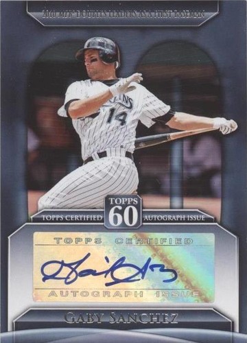 2011 Topps - Gaby Sanchez #T60A-GS
