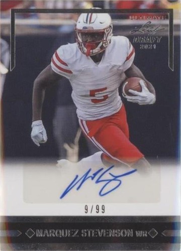 2021 Leaf Ultimate Draft Marquez Stevenson #GLR-MS1