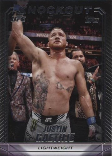 2024 Topps UFC Knockout - Justin Gaethje #83