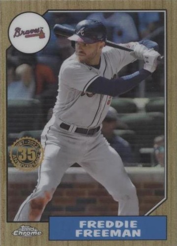 2022 Topps Chrome - Freddie Freeman #87BC-11
