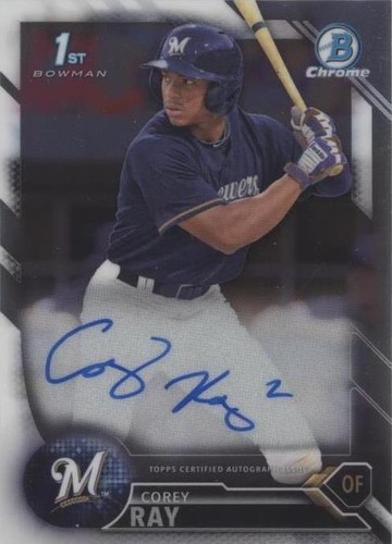 2016 Bowman Draft - Corey Ray #CDA-CR