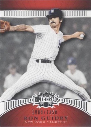 2010 Topps Triple Threads - Ron Guidry #108