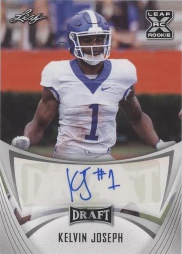 2021 Leaf Draft Kelvin Joseph #BA-KJ1