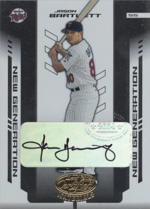Materiales certificados Leaf 2004 - Jason Bartlett #275