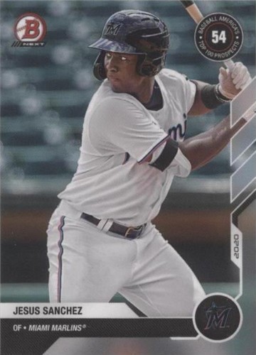 2020-21 Bowman Next Topps Now Baseball America Top 100 Prospects - Jesus Sanchez #BA-78