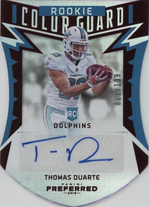 2016 Panini Preferred Thomas Duarte #281
