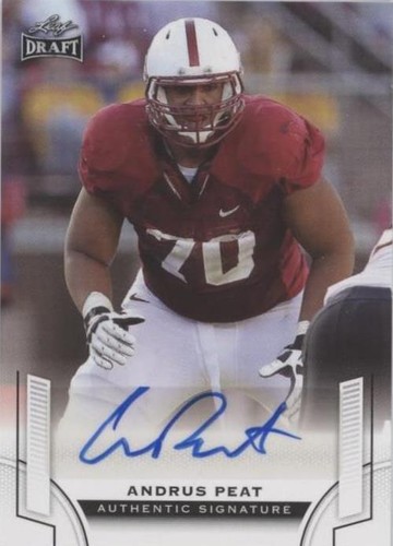2015 Leaf Draft Andrus Peat #BA-AP1