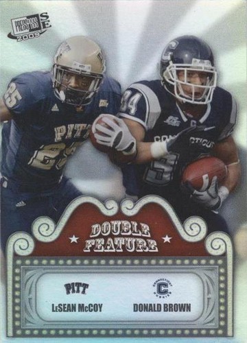 2009 Press Pass Signature Edition Donald Brown LeSean McCoy #DF-7