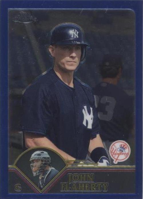 2003 Topps Chrome Traded & Rookies - John Flaherty #T45
