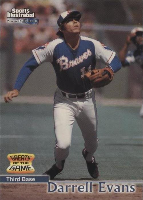 1999 Fleer Sports Illustrated Greats of the Game - Darrell Evans #68