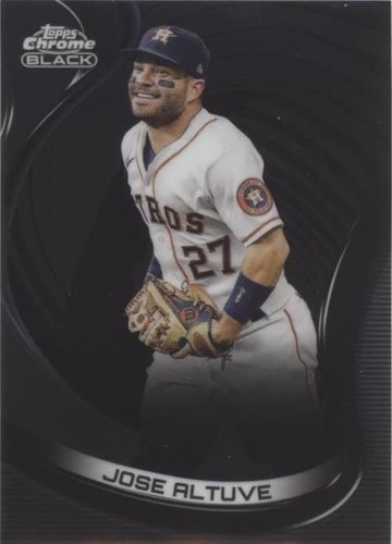2022 Topps Chrome Black - Jose Altuve #53