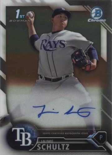 2016 Bowman Chrome - Jaime Schultz #BCAP-JS