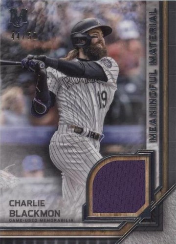 2023 Topps Museum Collection - Charlie Blackmon #MMR-CBL