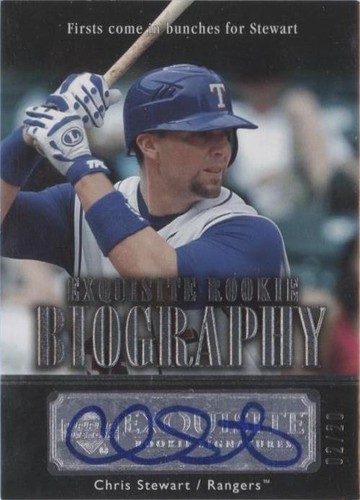 2007 Upper Deck Exquisite Rookie Signatures - Chris Stewart #ERB-CS