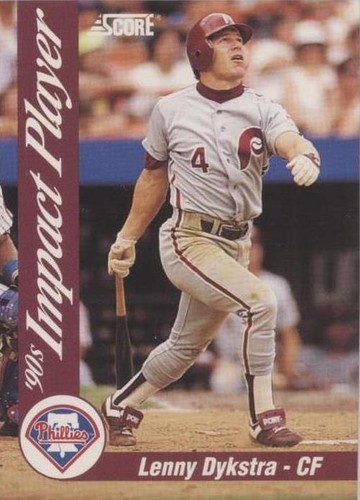 1992 Score - Lenny Dykstra #74