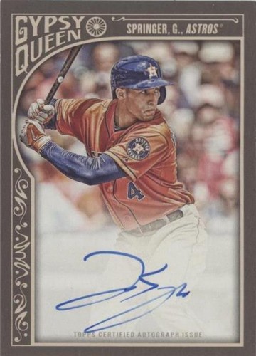 2015 Topps Gypsy Queen - George Springer #GQA-GS