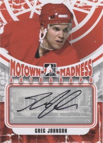 2012-13 In the Game Motown Madness - Greg Johnson #A-GJ