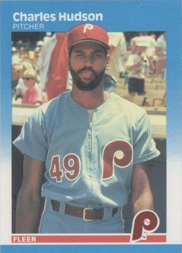 1987 Fleer - Charles Hudson #176