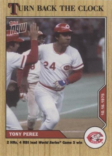 2020 Topps Now Turn Back the Clock - Tony Perez #200
