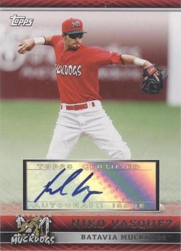 2010 Topps Pro Debut - Niko Vasquez #PDA-NV