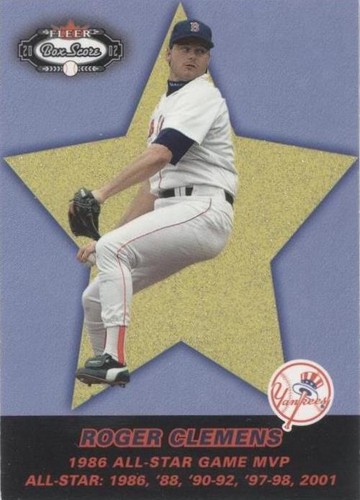 2002 Fleer Box Score - Roger Clemens #241