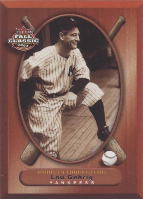 2003 Fleer Fall Classic - Lou Gehrig #68