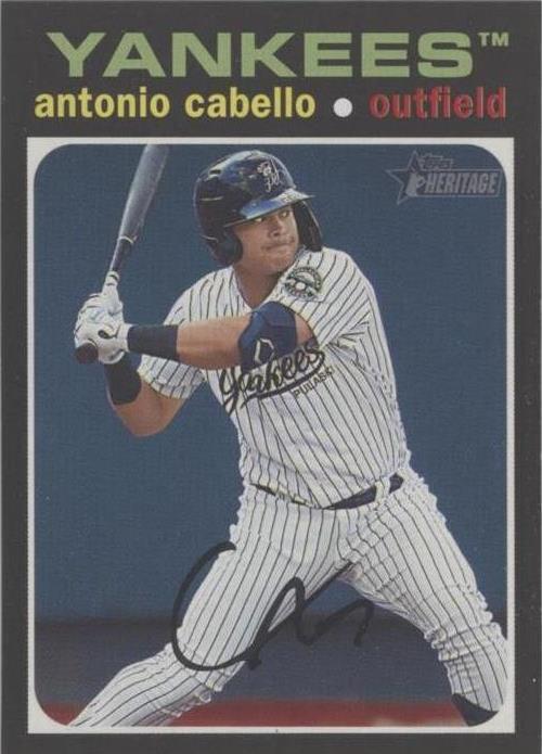2020 Topps Heritage Minor League Edition - Antonio Cabello #84