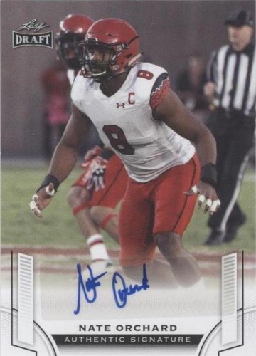 2015 Leaf Draft Nate Orchard #BA-NO1