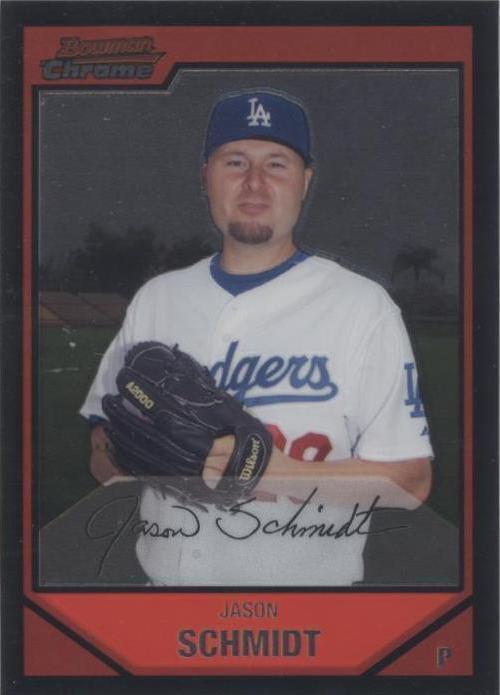 Jason Schmidt Los Angeles Dodgers Baseball Sports Trading Cards