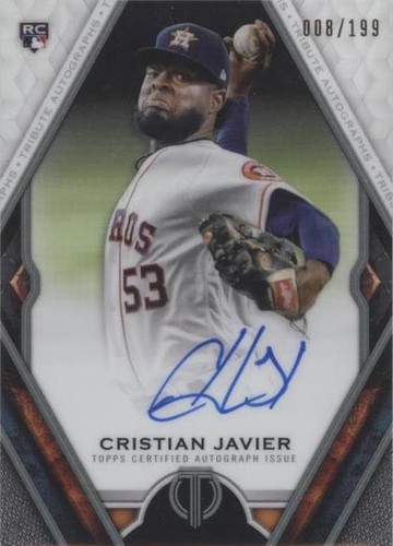 2021 Topps Tribute - Cristian Javier #TA-CJ