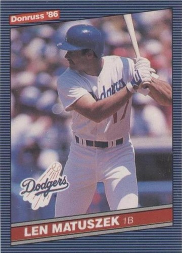 1986 Donruss - Len Matuszek #494