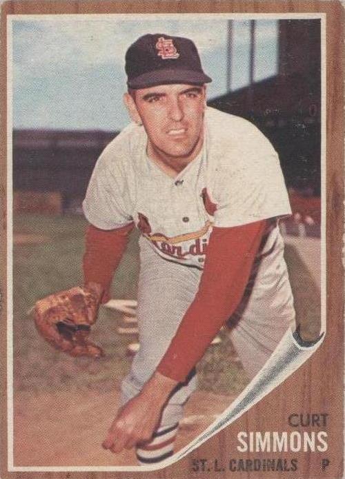 1962 Topps - Curt Simmons #285