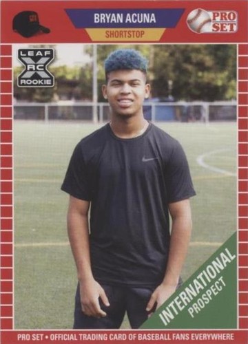 2021 Leaf Pro Set Baseball Blaster - Bryan Acuna #PS24