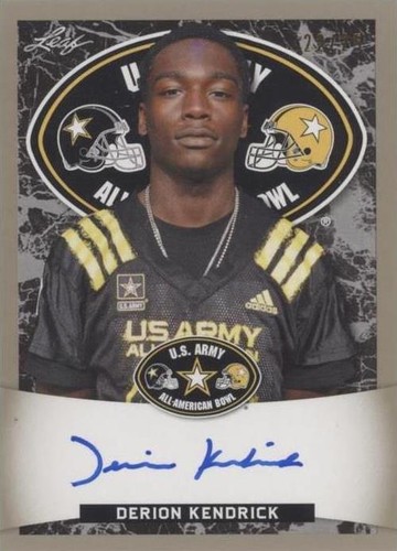 2018 Leaf Metal U.S. Army All-American Bowl Derion Kendrick #ATA-DK2