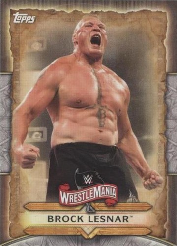 2020 Topps WWE Road to Wrestlemania - Brock Lesnar #WM-15
