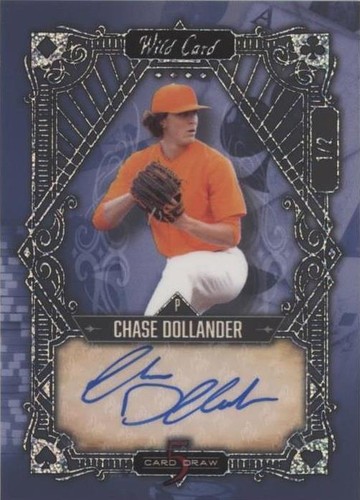 2023 Wild Card 5 Card Draw - Chase Dollander #5CDV-8