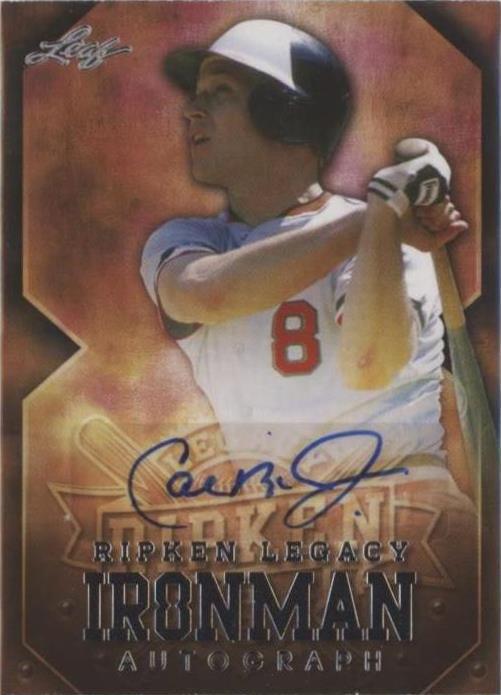 2014 Leaf Cal Ripken Jr. Ironman Legacy Signature Collection - Cal Ripken #IM-13