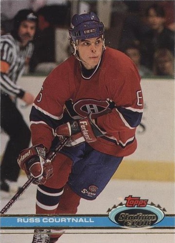 1991-92 Topps Stadium Club - Russ Courtnall #43