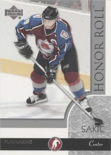 UPPER DECK NHLカード STATURE JOE SAKIC COLORADO 03/99 #CM-7 送料無料 中古 IT2 UPPER DECK NHLカード STATURE JOE SAKIC COLORADO 03/99 #CM-7