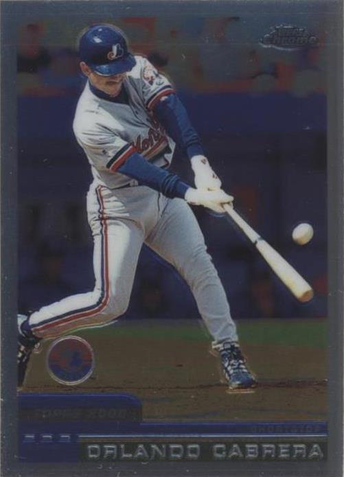 Topps 2000 cromado - Orlando Cabrera #34
