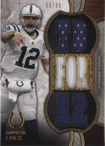 2015 Topps Triple Threads Andrew Luck #TTR-AL2