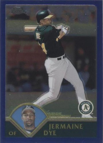 2003 Topps Chrome - Jermaine Dye #49