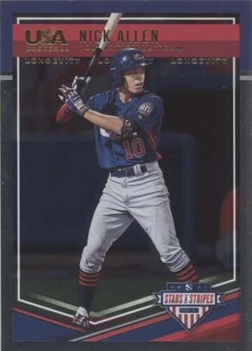 2018 Panini USA Baseball Stars & Stripes Longevity - Nick Allen #94