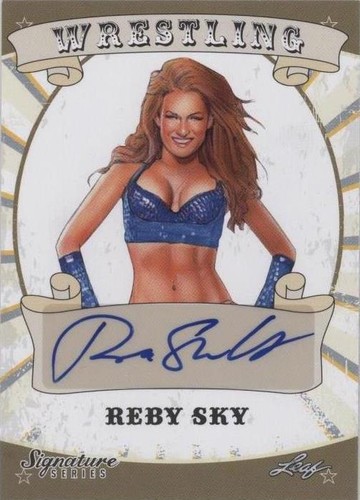 2016 Leaf Signature Series Wrestling - Reby Sky #65