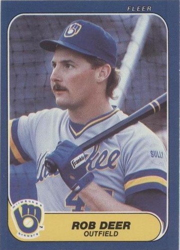 1986 Fleer Update - Rob Deer #U-33